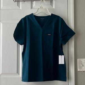 Jaanuu Womens Scrub Teal Shirt